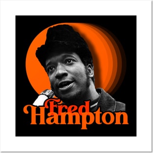 Fred Hampton ))(( BPP Activist and Revolutionary Tribute Posters and Art